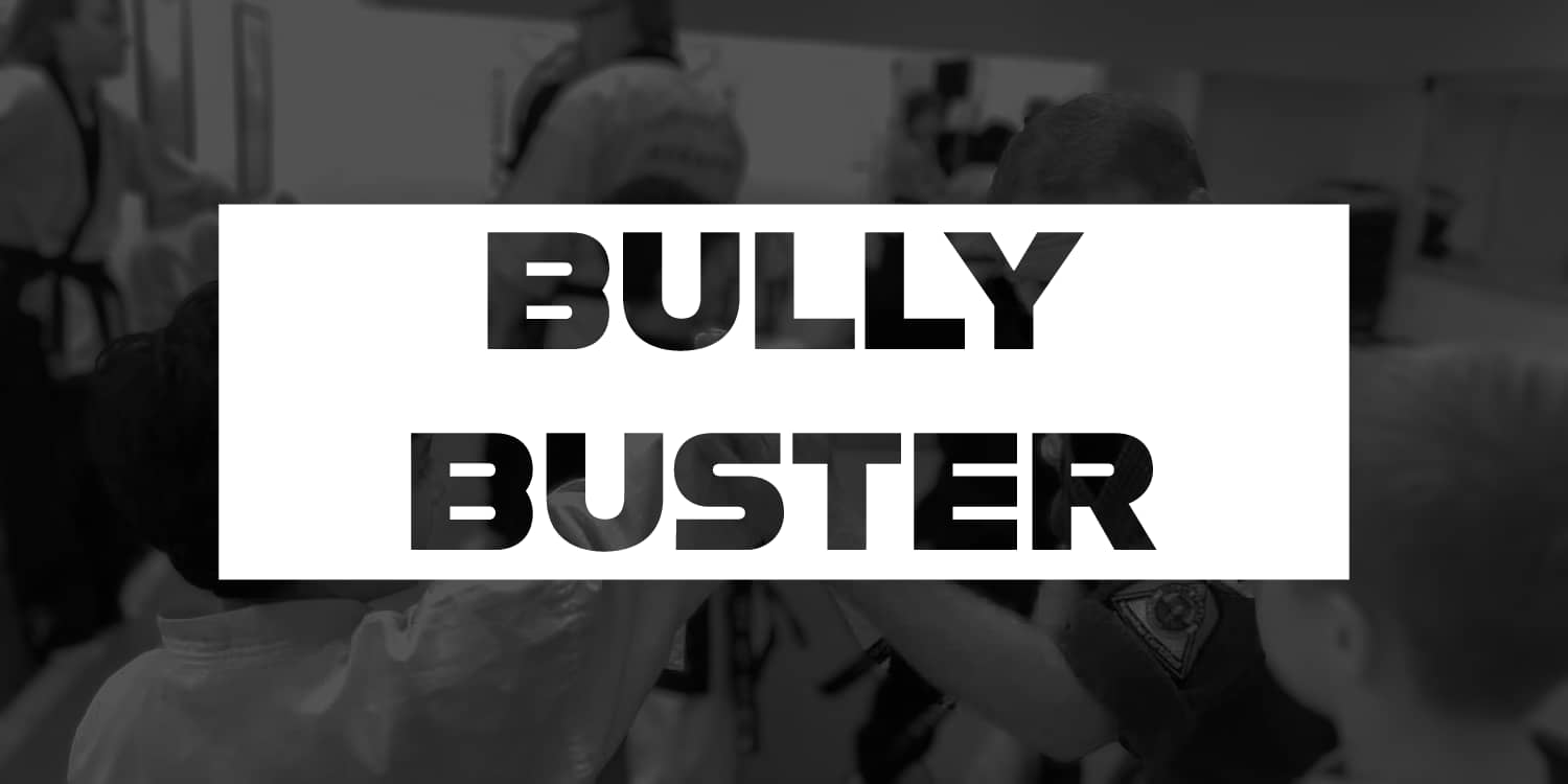 bully-busters-knockout-icon bully busters man helping stuident block strike american tang soo do knockout letters